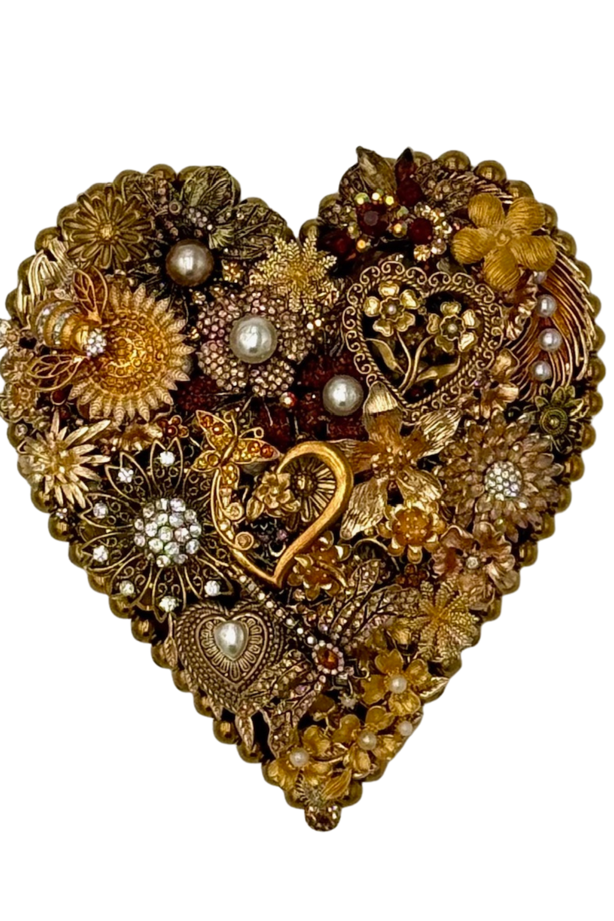 Golden Love Small Heart