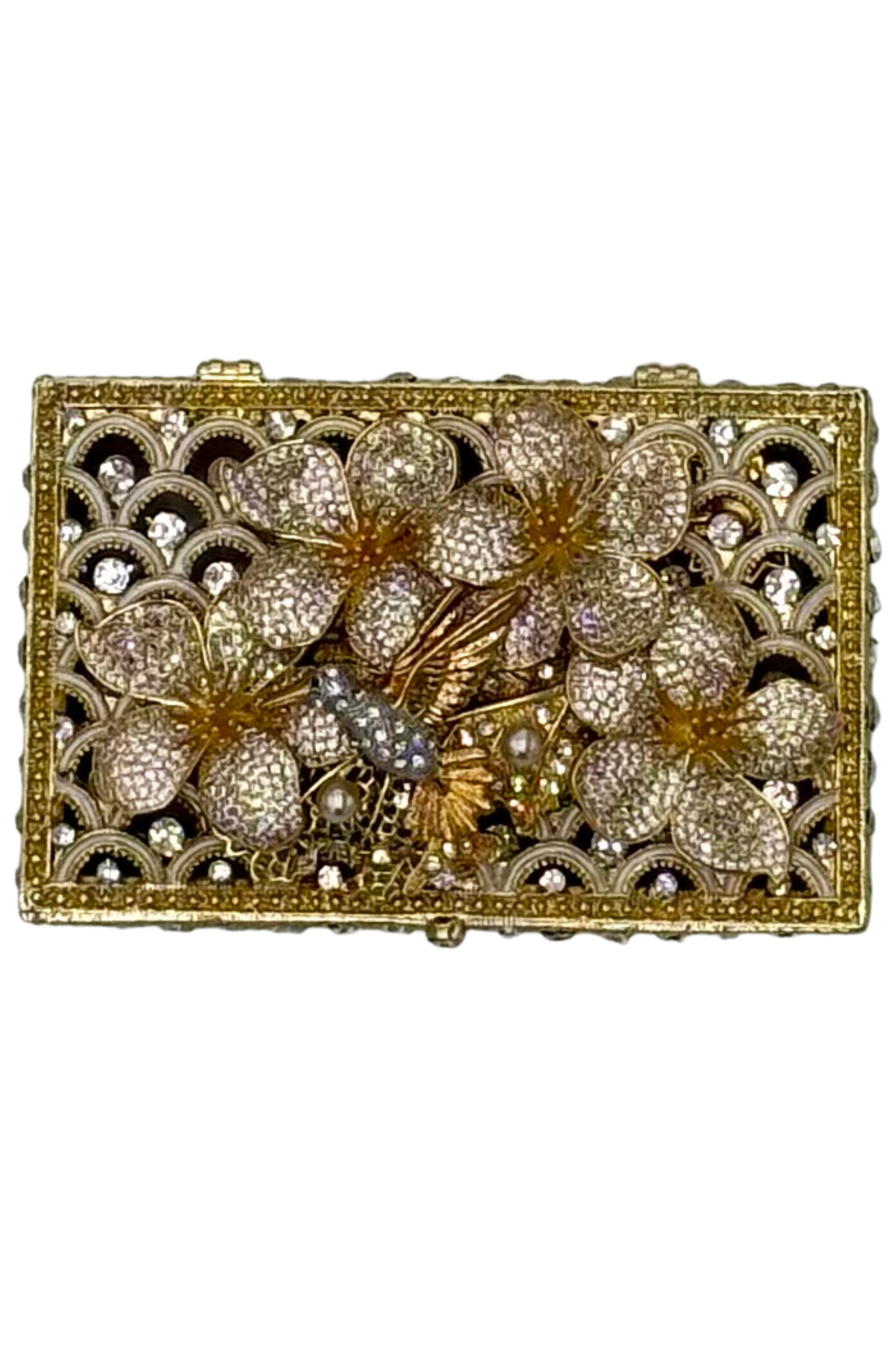 Small Jeweled White Boxes