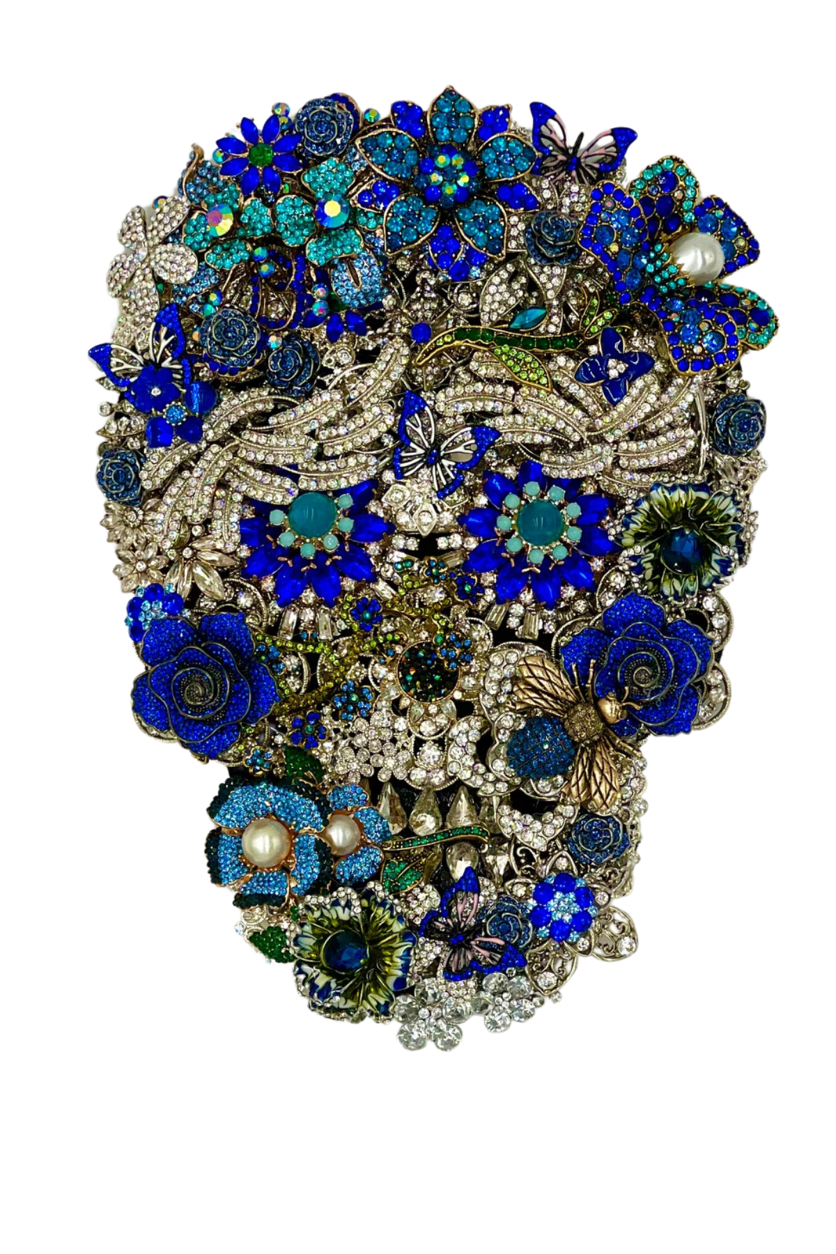 Blue Boy Skull