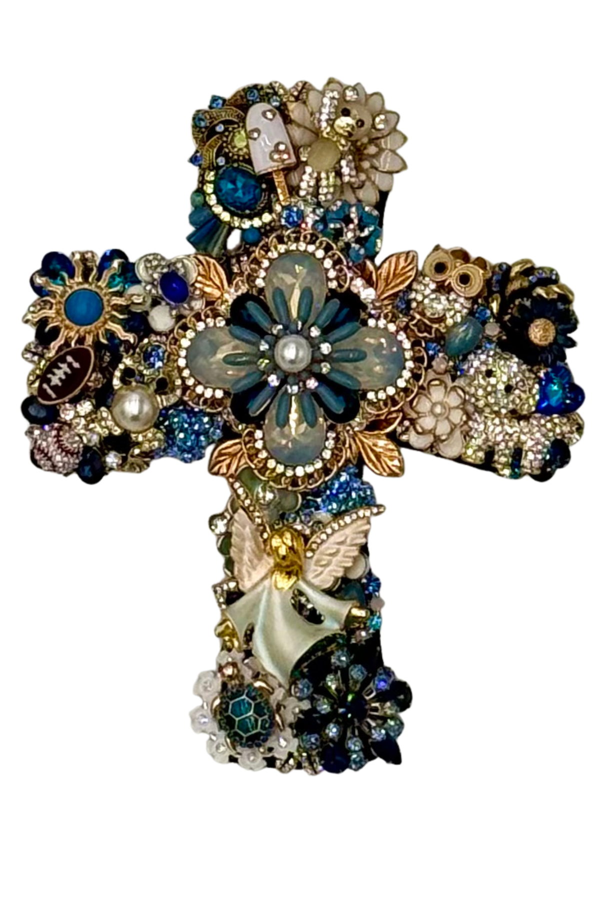 Small Cross with Bottom Angel