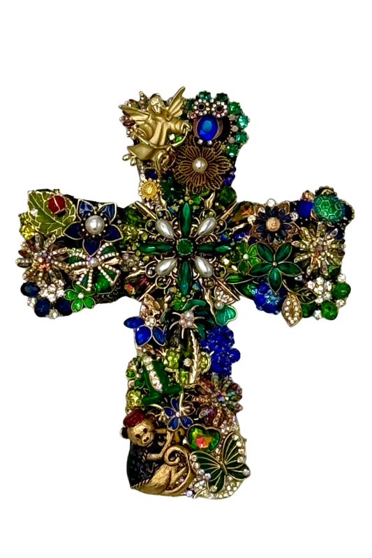 Medium Blue + Green Monkey Cross