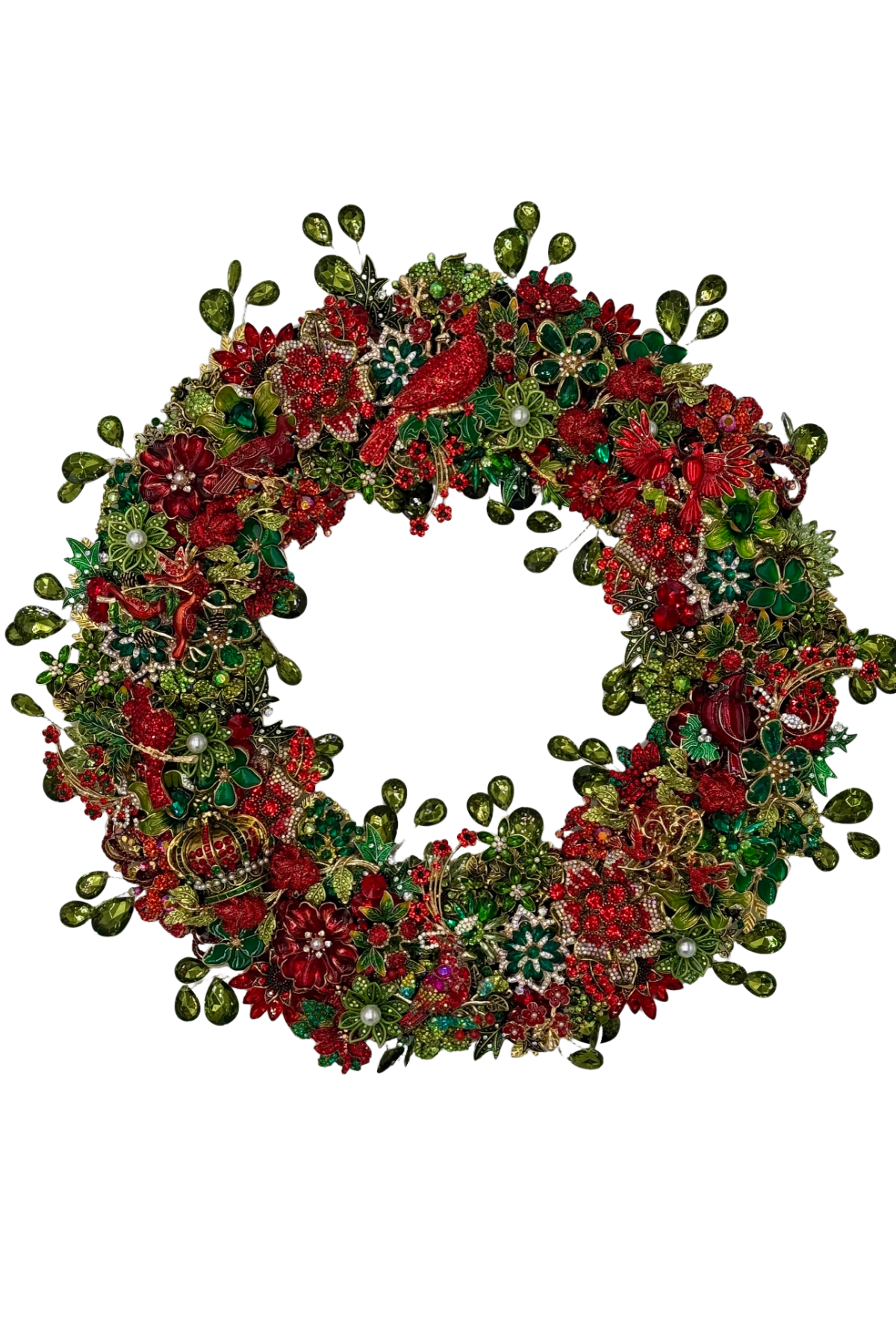 Cardinal Christmas Wreath
