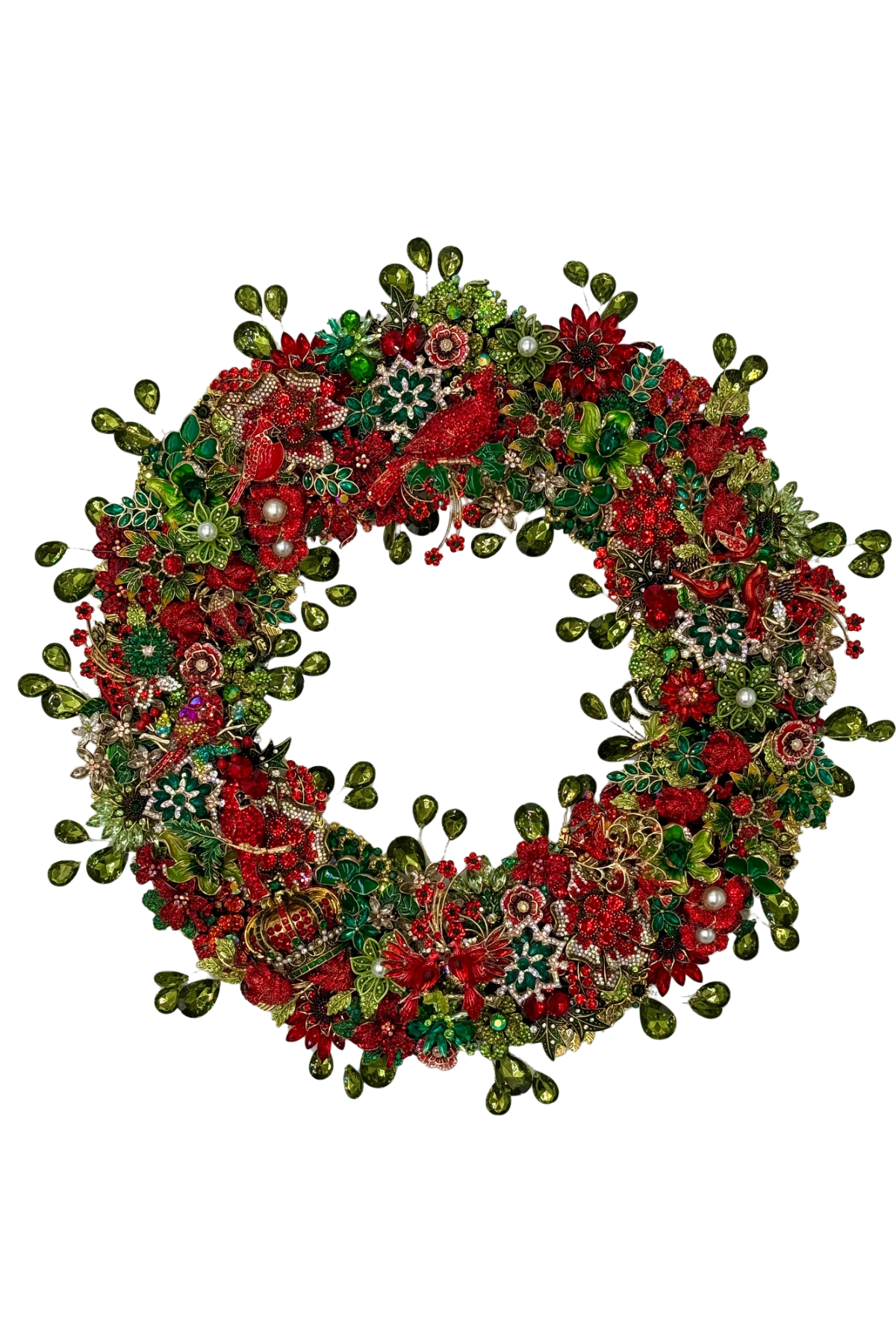 Cardinal Christmas Wreath