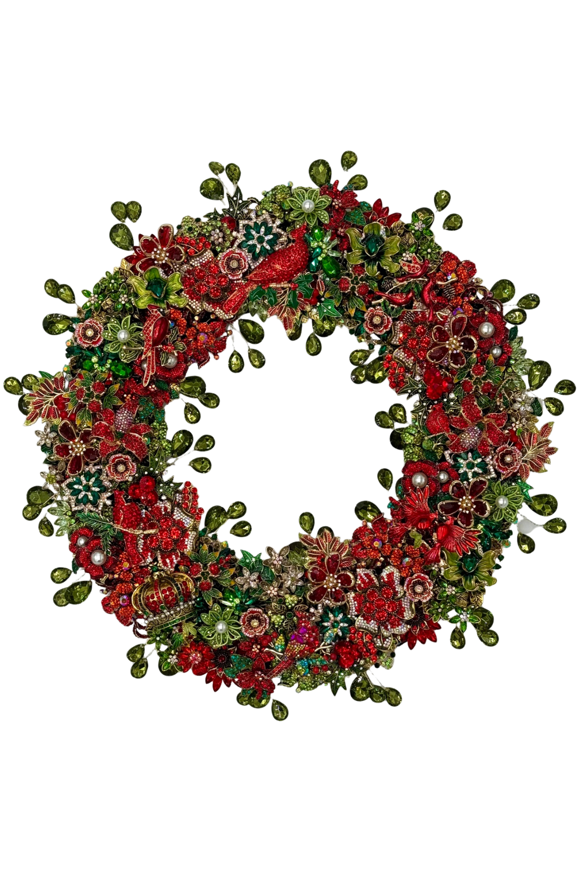 Cardinal Christmas Wreath