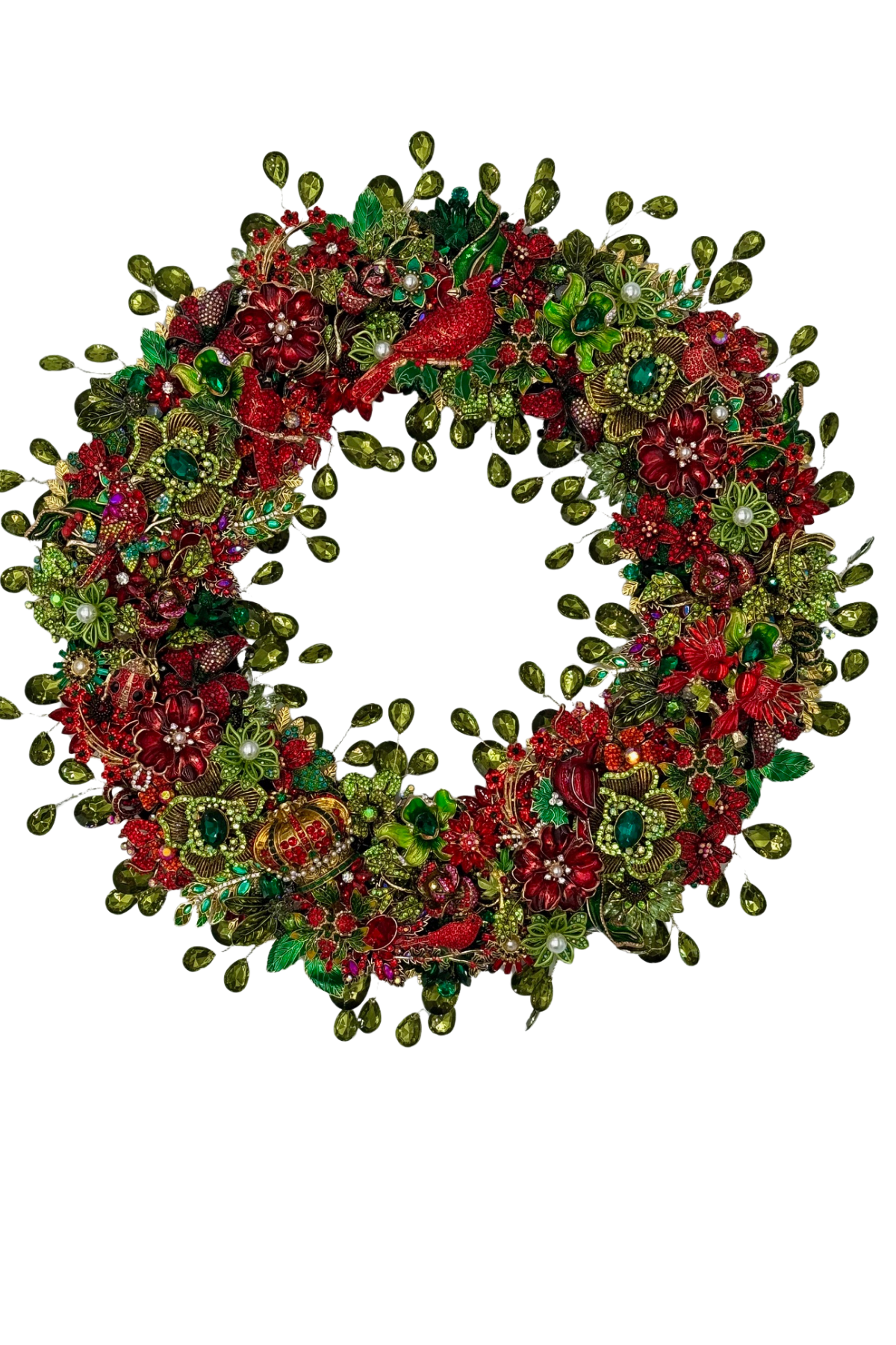 Cardinal Christmas Wreath