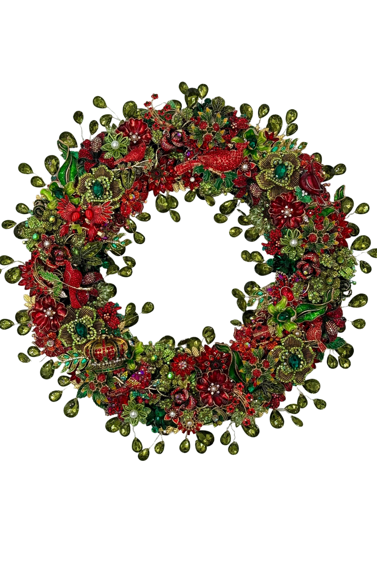 Cardinal Christmas Wreath