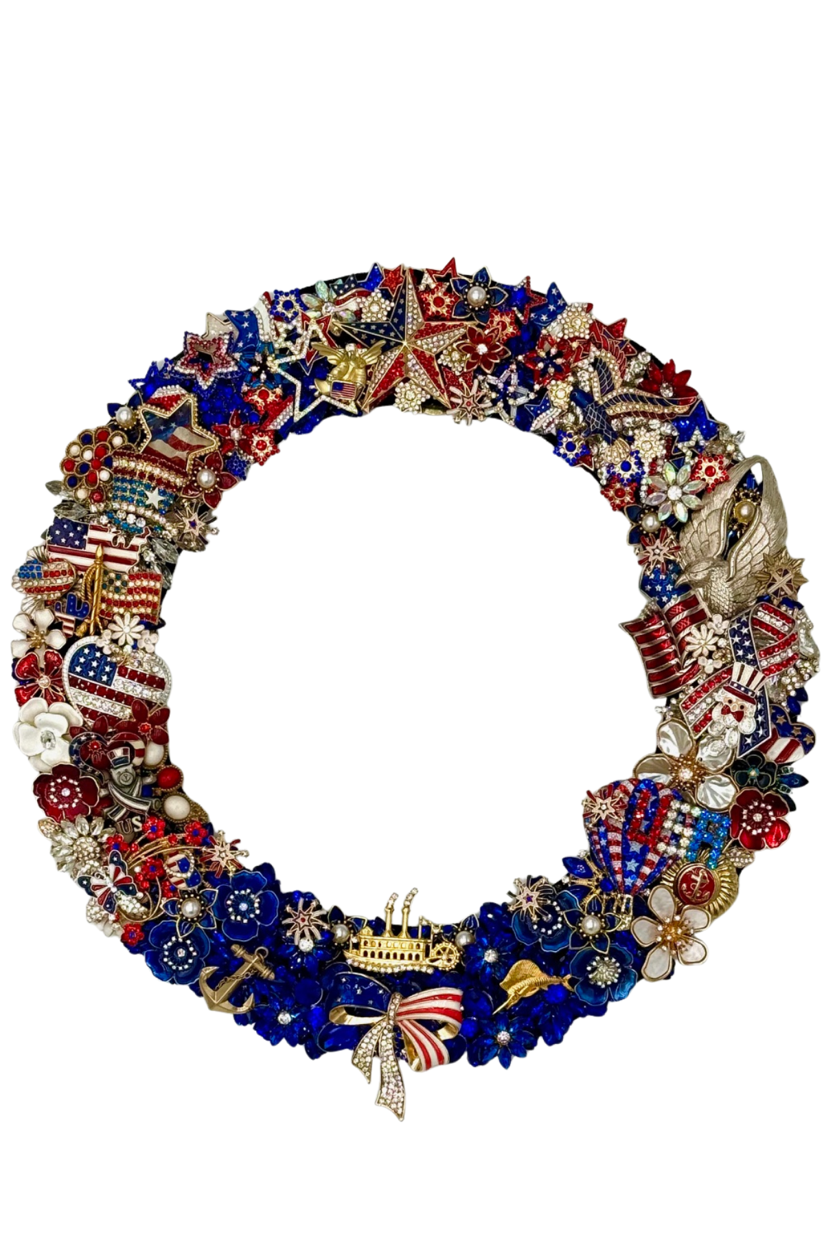 God Bless America Wreath
