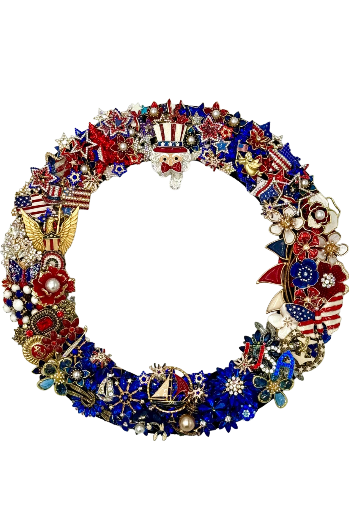 God Bless America Wreath