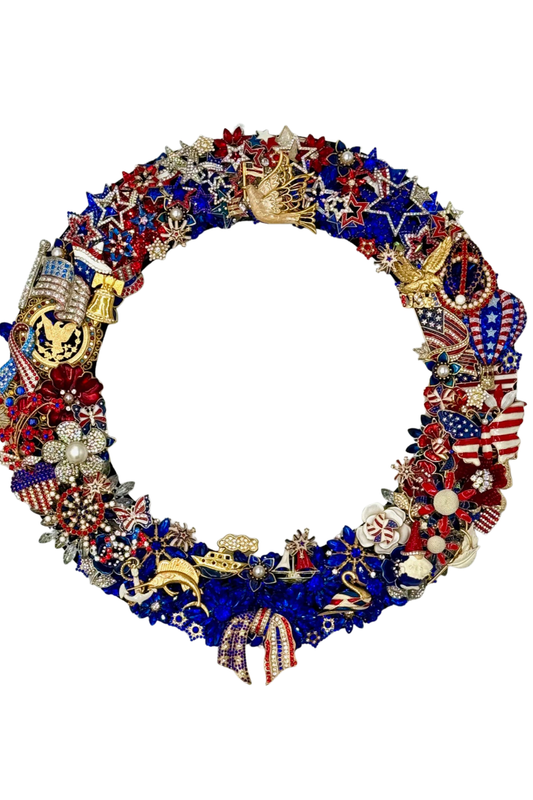 God Bless America Wreath