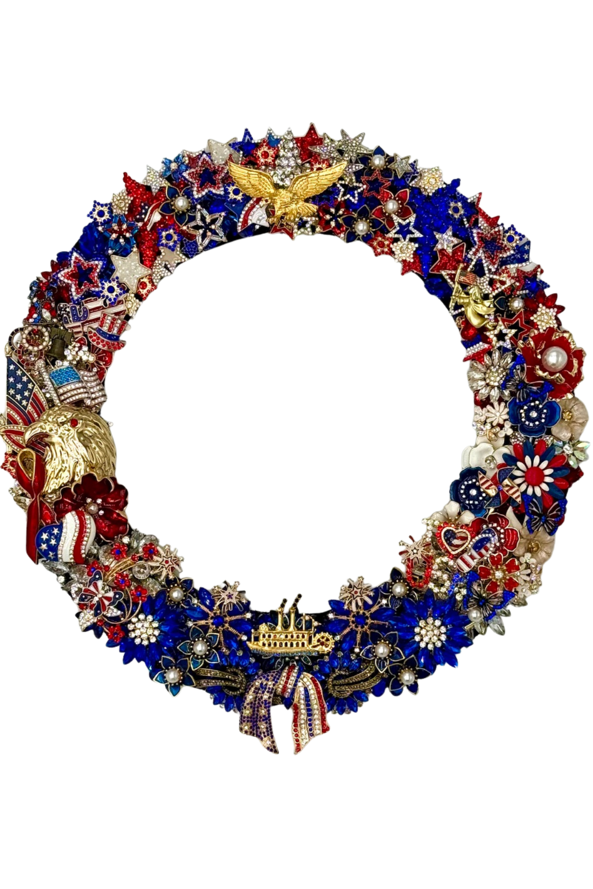 God Bless America Wreath