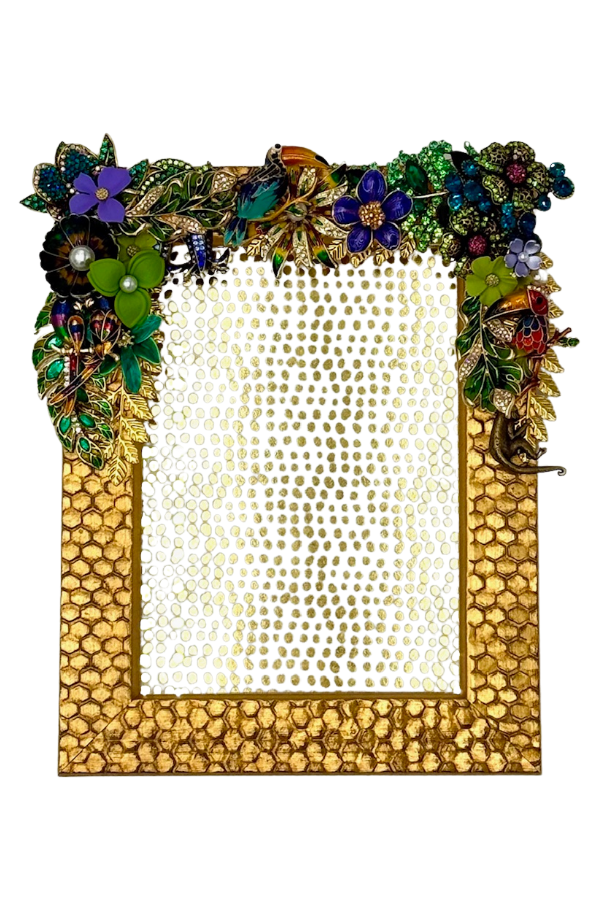 Gold Honeycomb Frames