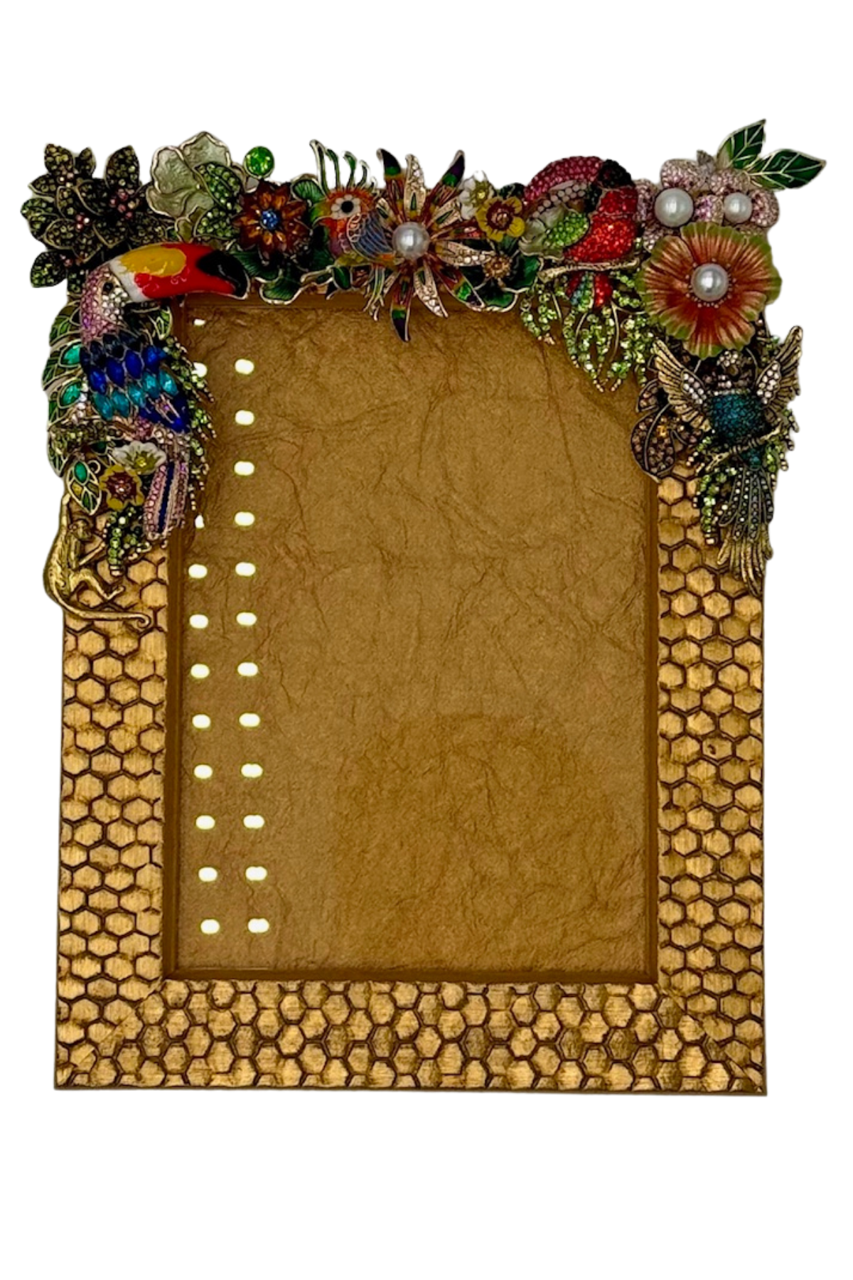 Gold Honeycomb Frames
