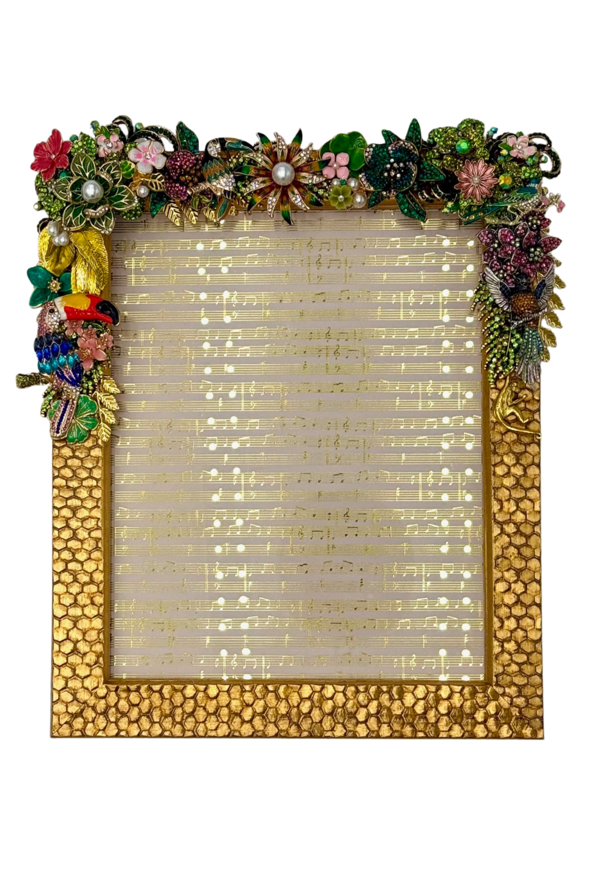 Gold Honeycomb Frames