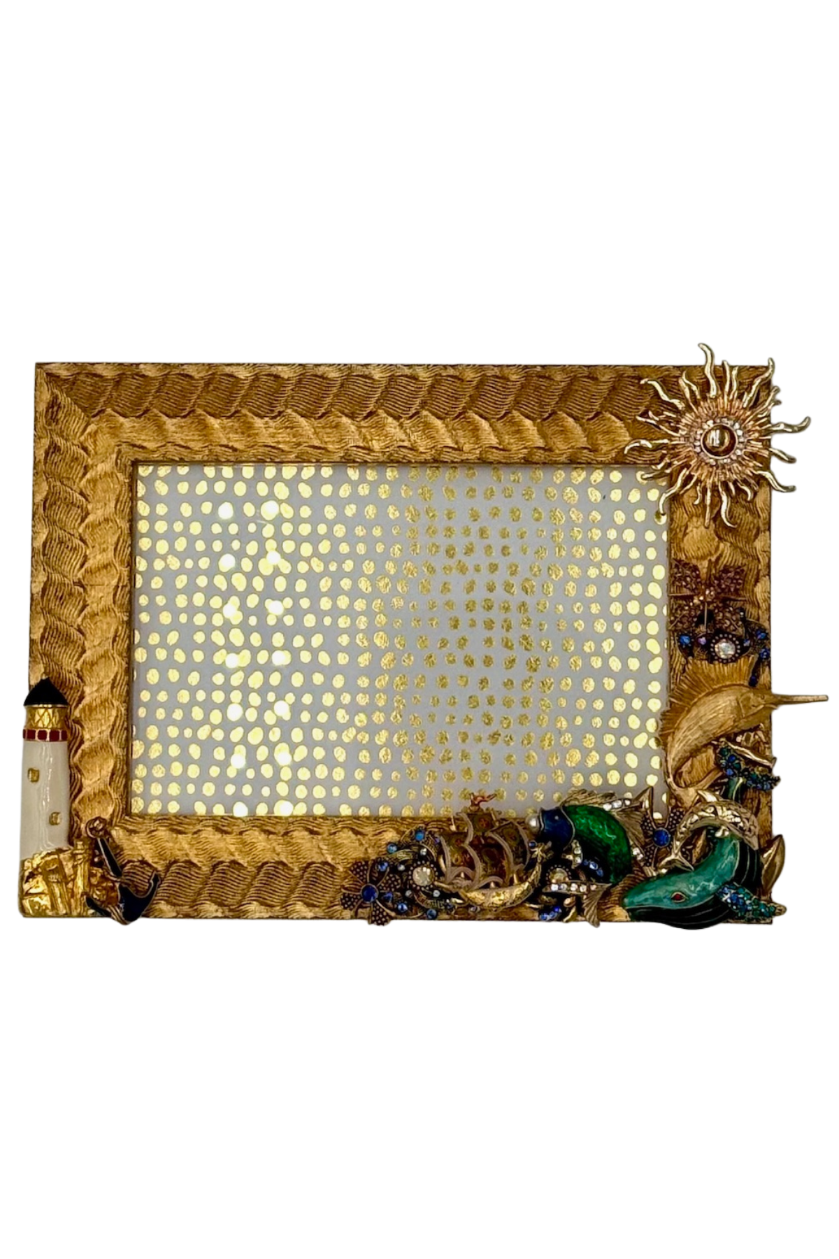 Gold Wave Nautical Frame
