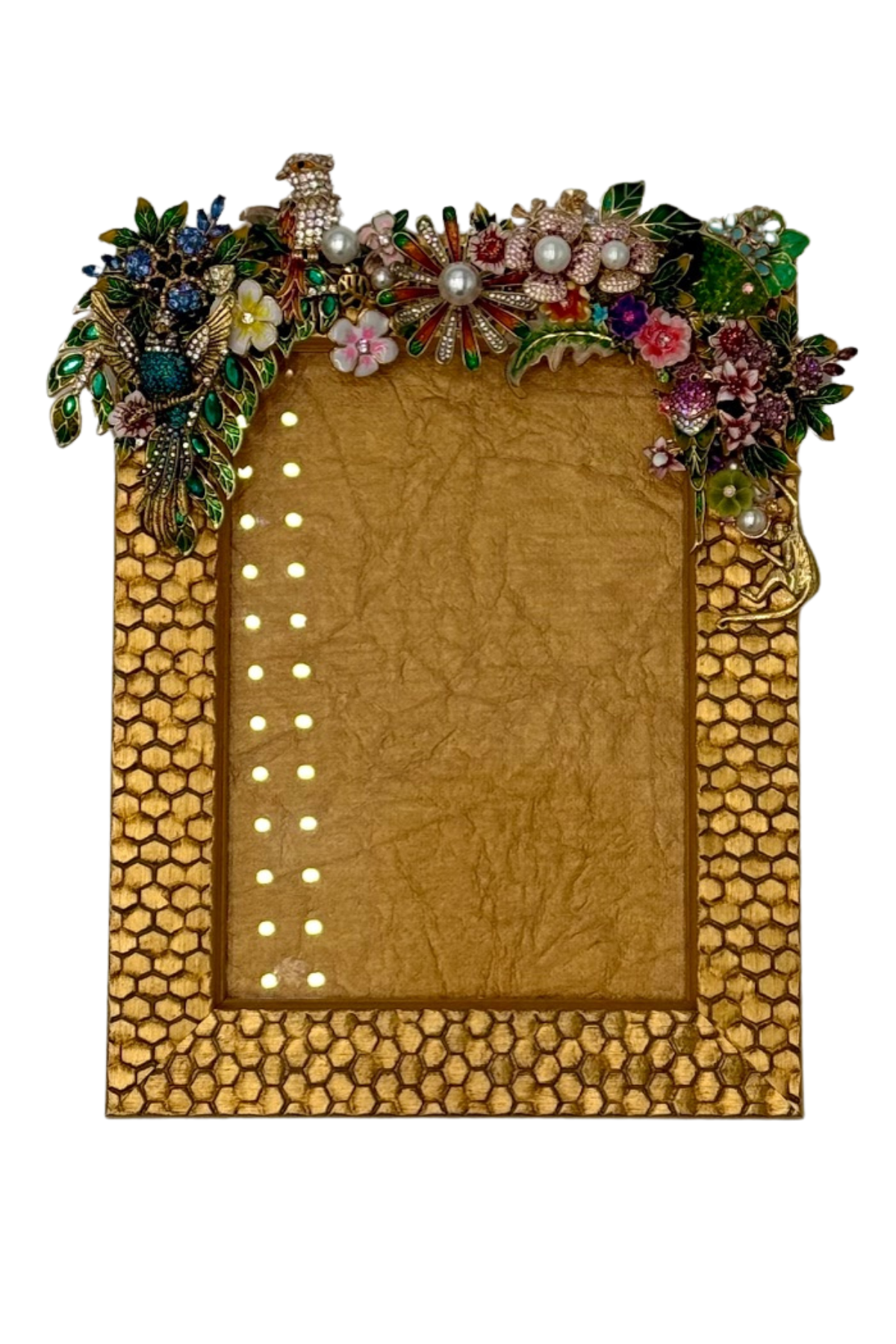 Gold Honeycomb Frames