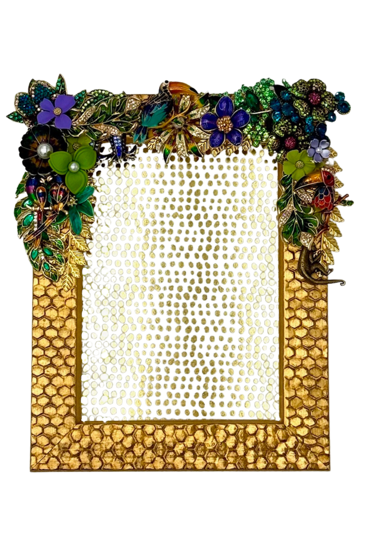 Gold Honeycomb Frames