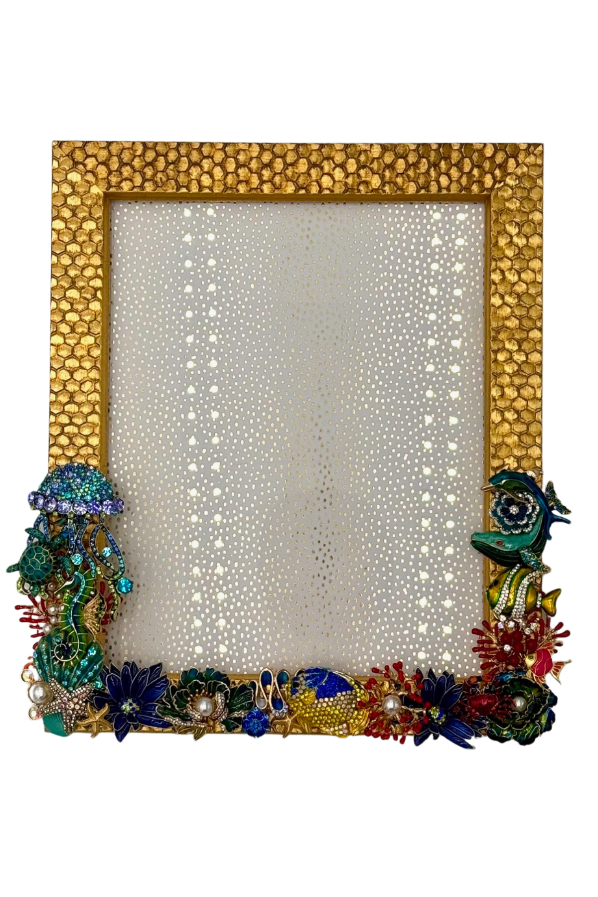 Gold Honeycomb Frames