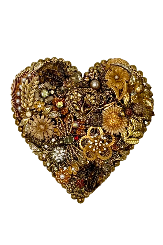 Golden Love Heart