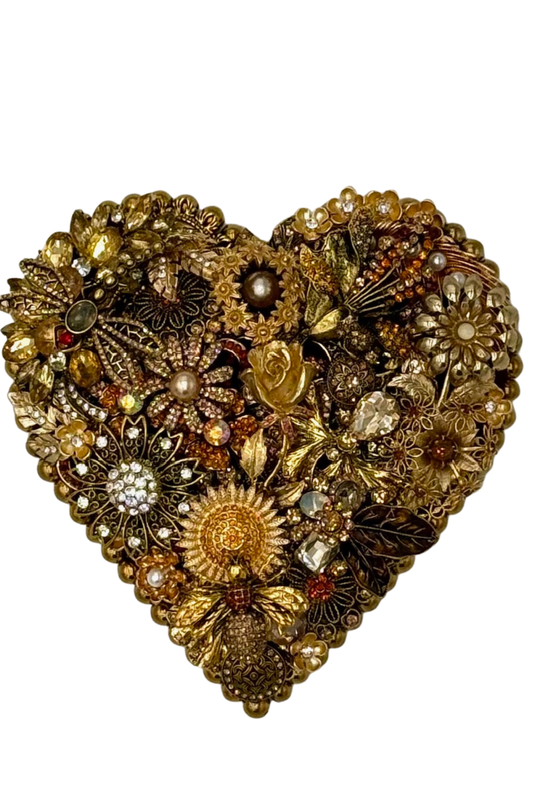 Golden Love Small Heart