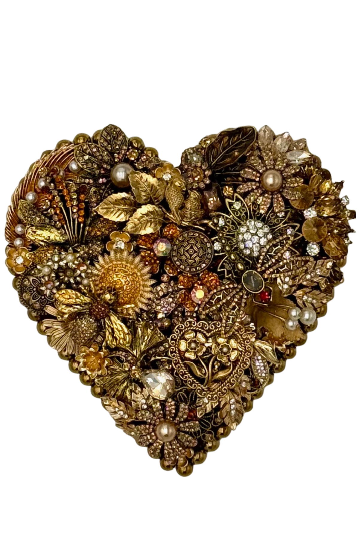 Golden Love Small Heart