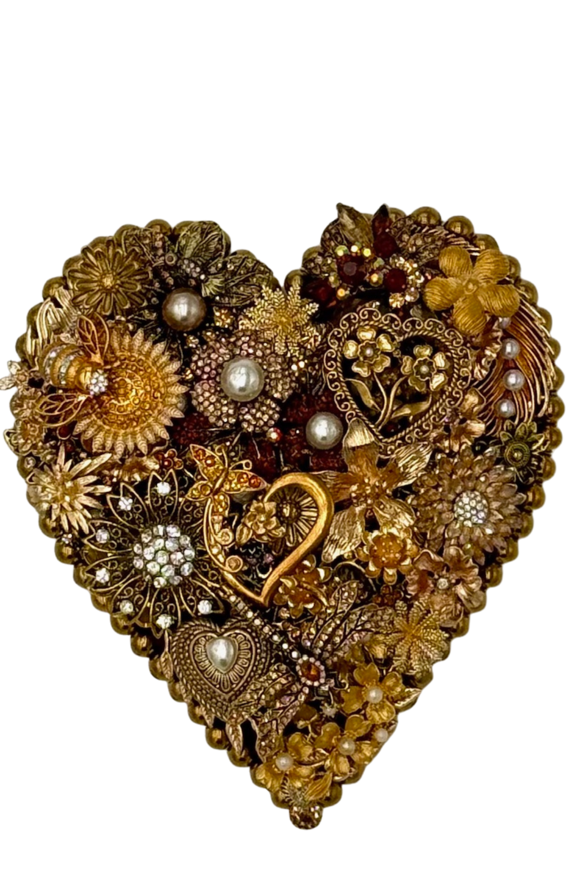 Golden Love Small Heart