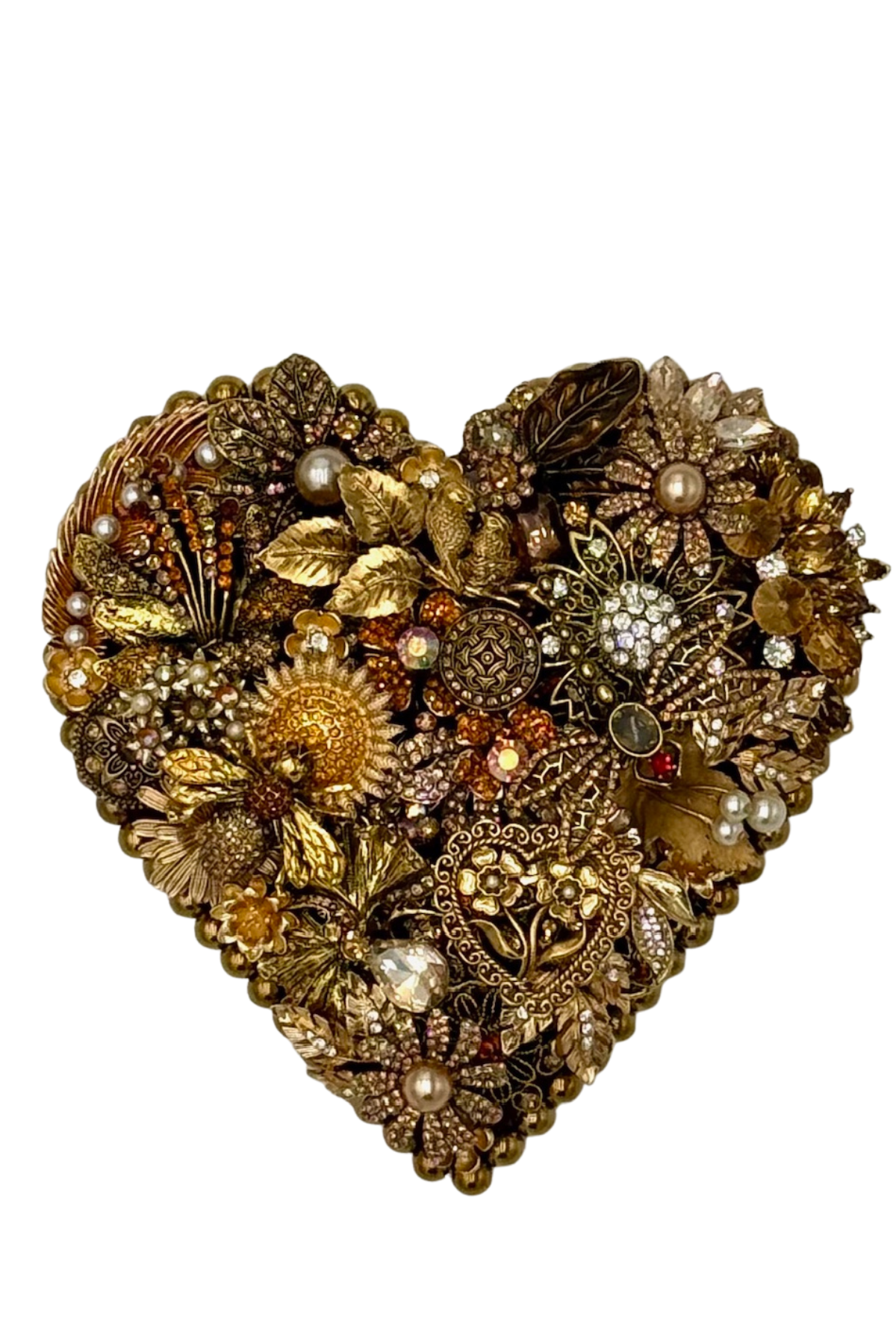 Golden Love Small Heart
