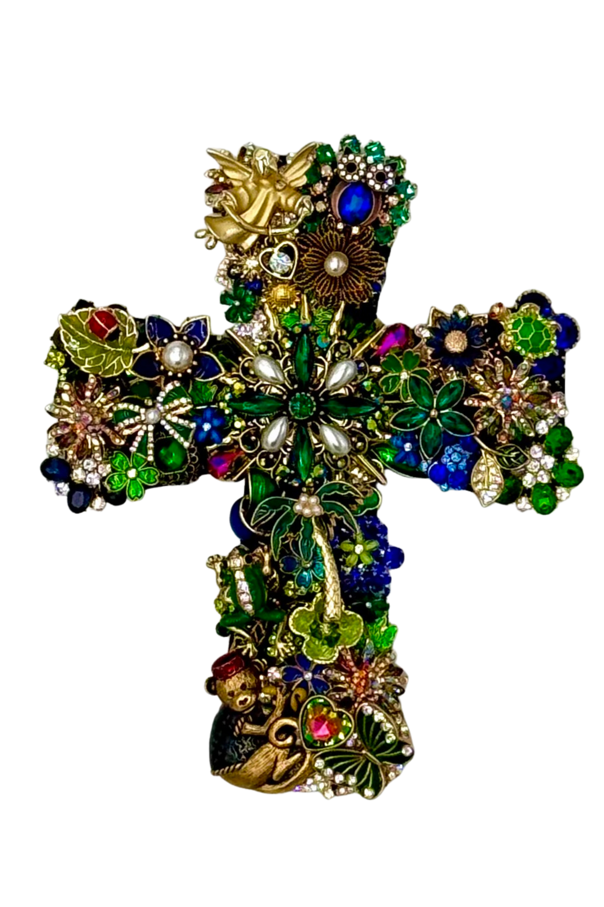 Medium Blue + Green Monkey Cross