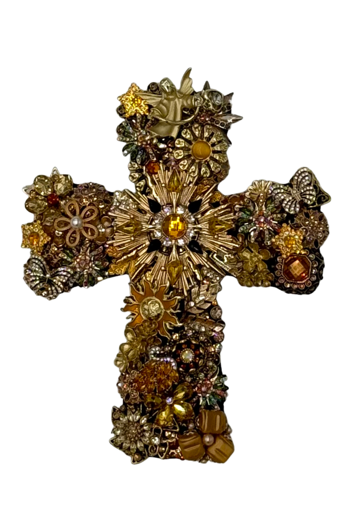 Medium Bronze + Gold Cross
