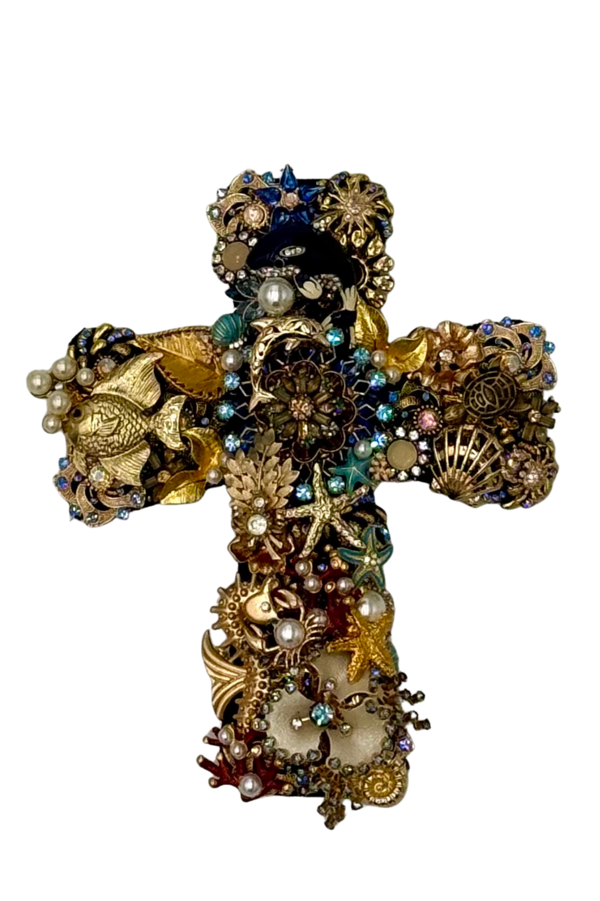 Medium Cross with Fish