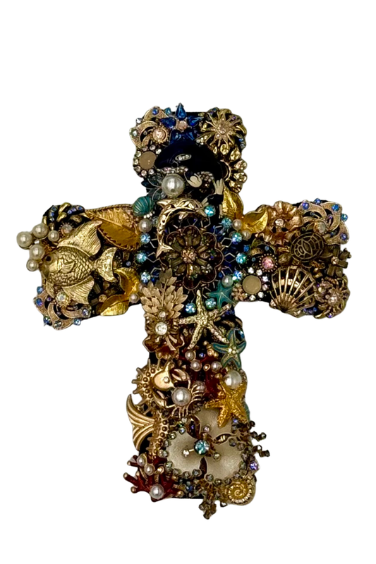 Medium Cross with Fish