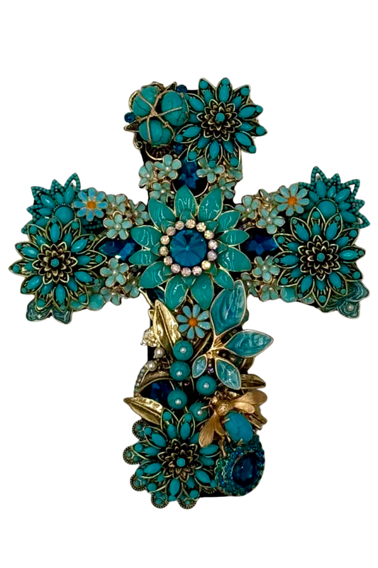 Medium Turquoise Cross