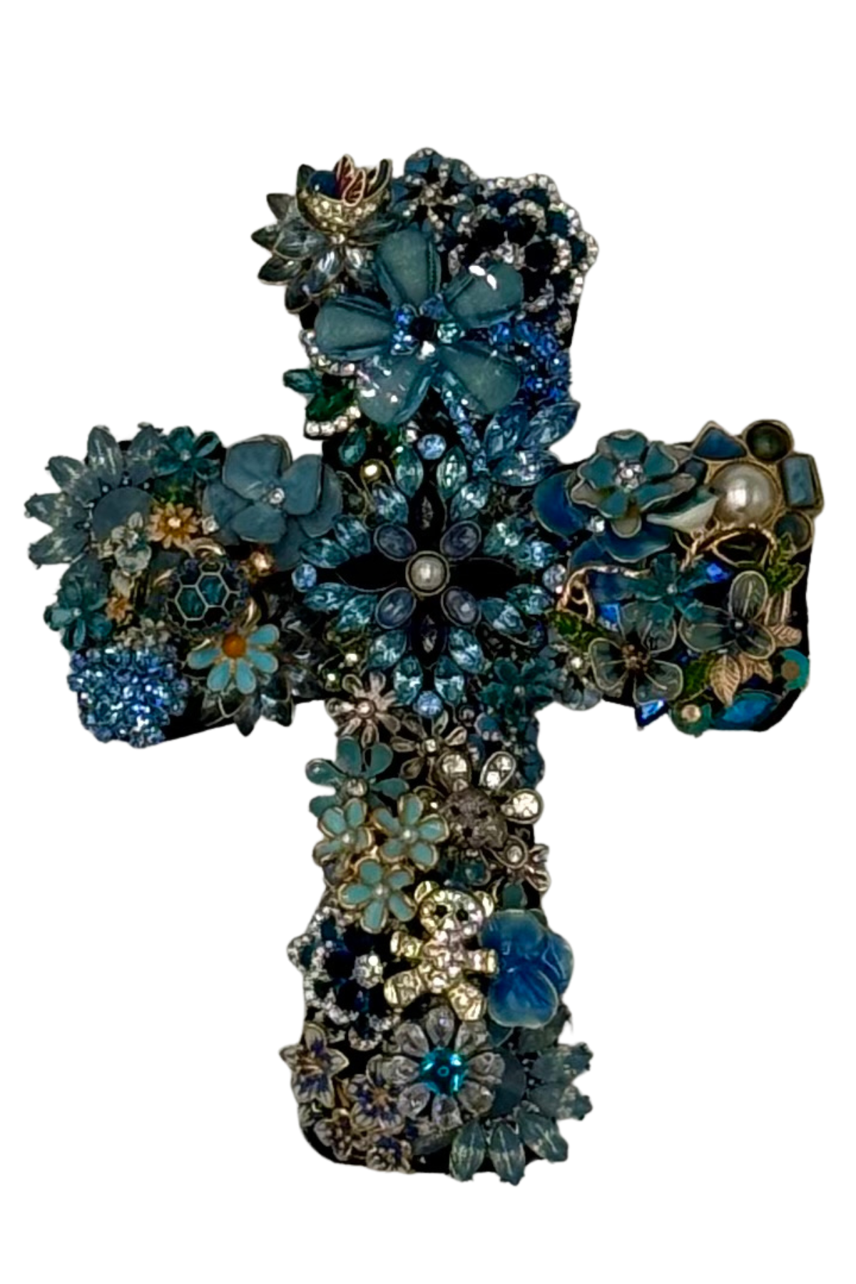 Small Baby Blue Cross