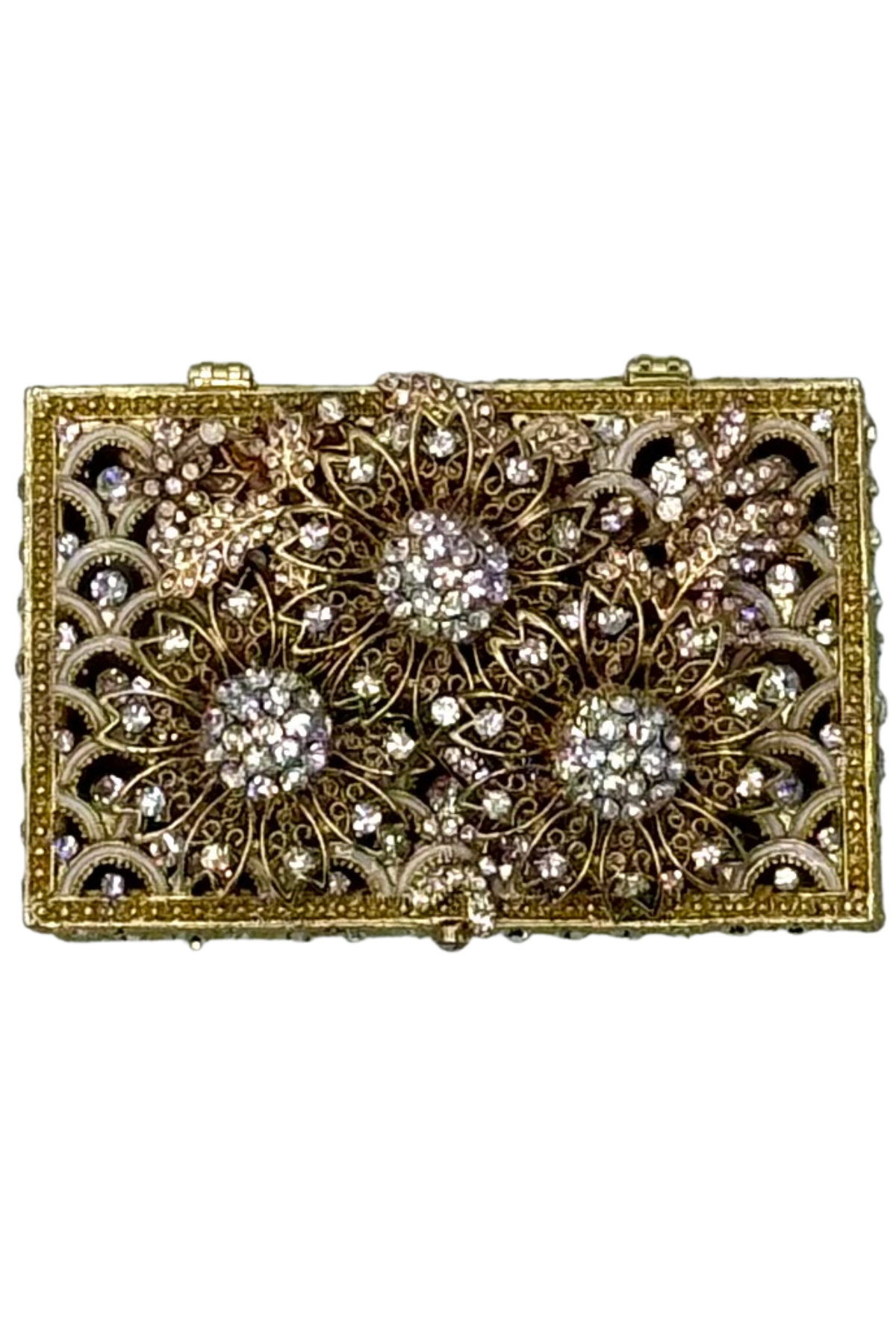 Small Jeweled White Boxes
