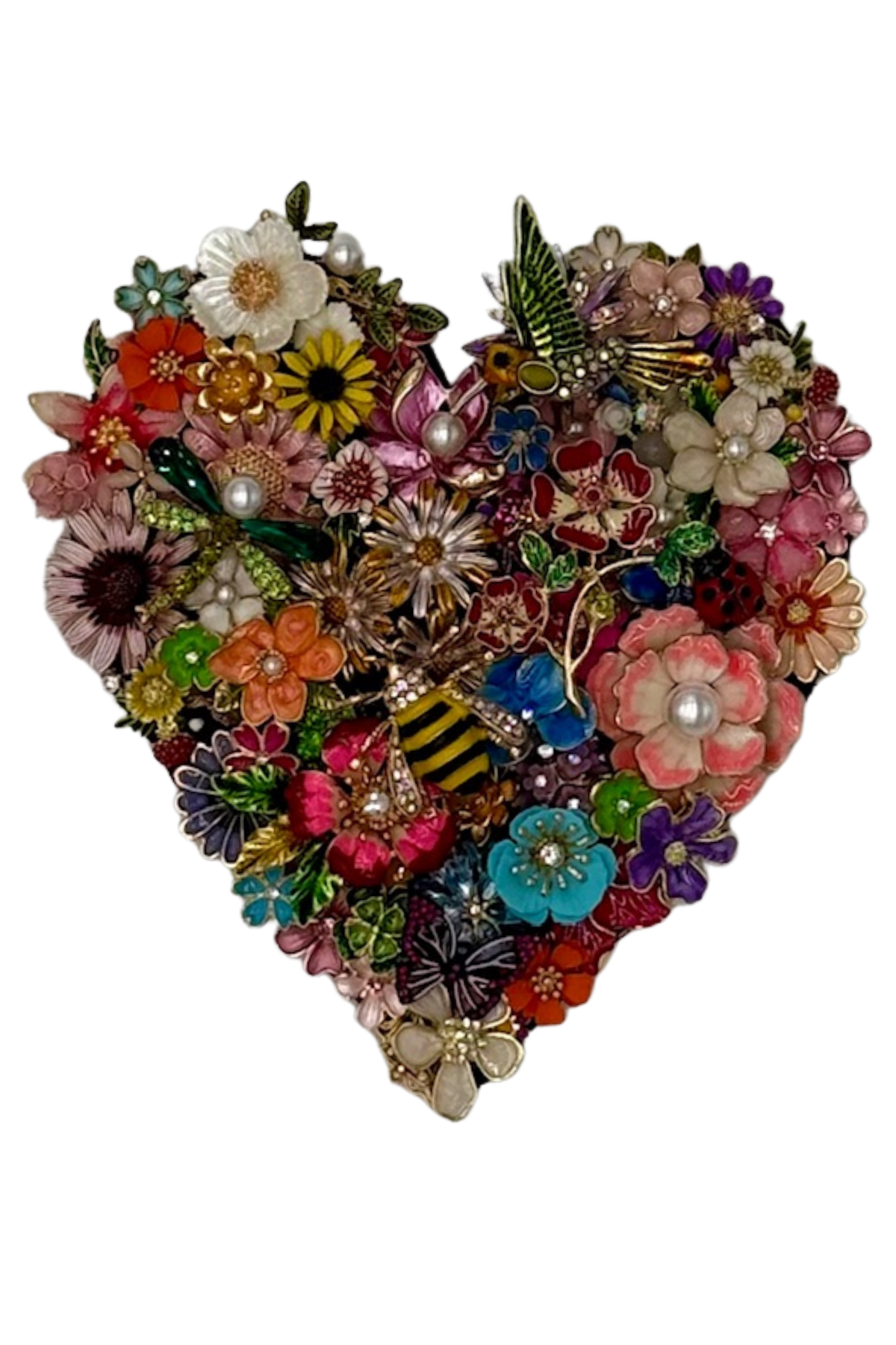 Wings A'Buzz Heart
